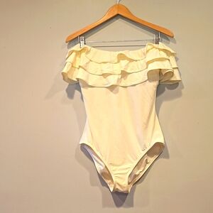 Kate Spade Cream One Piece Swimsuit
